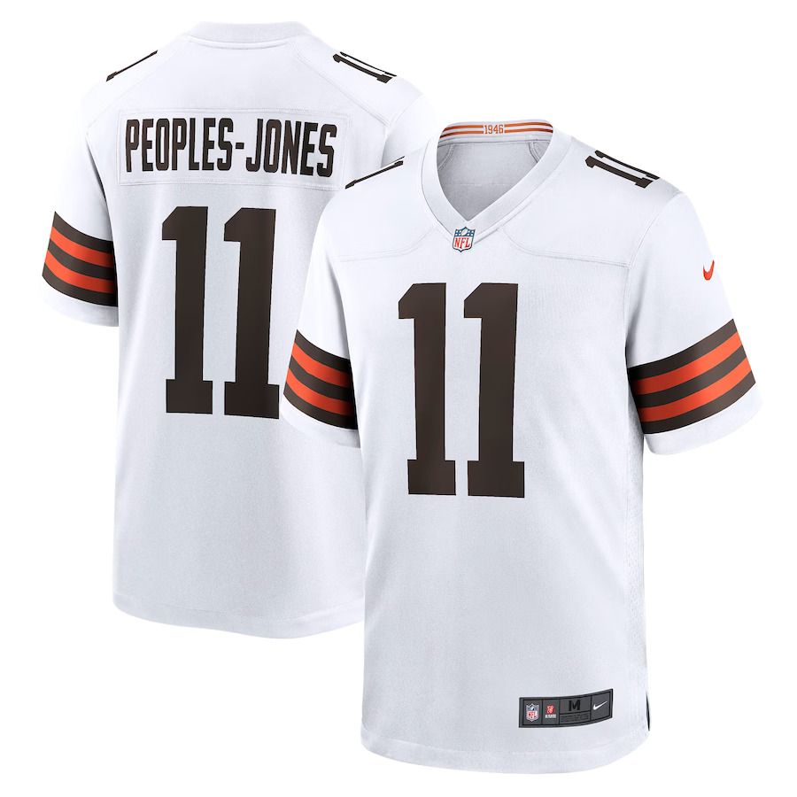 Men Cleveland Browns #11 Donovan Peoples-Jones Nike White Game NFL Jersey